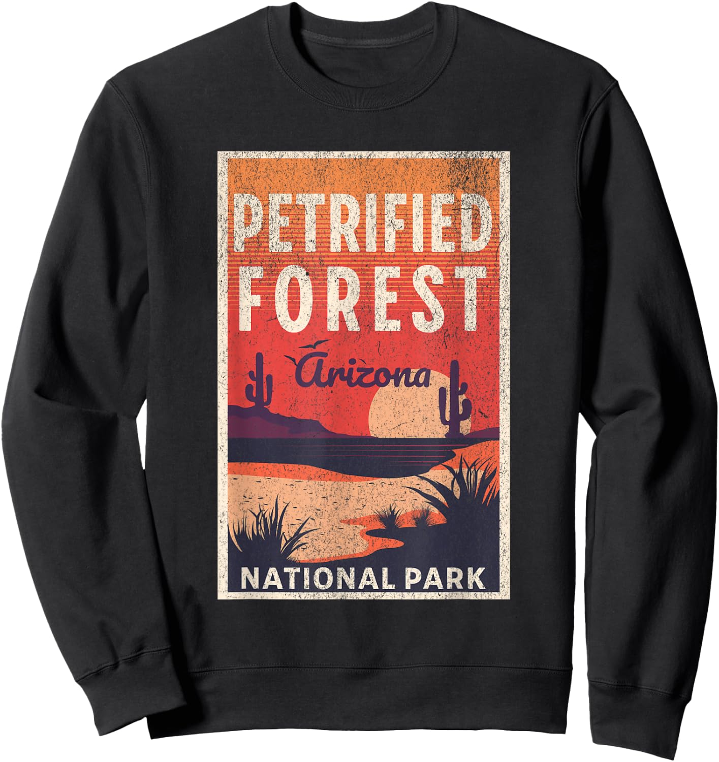 Petrified Forest National Park Sweatshirt - Sweatshirt | Black