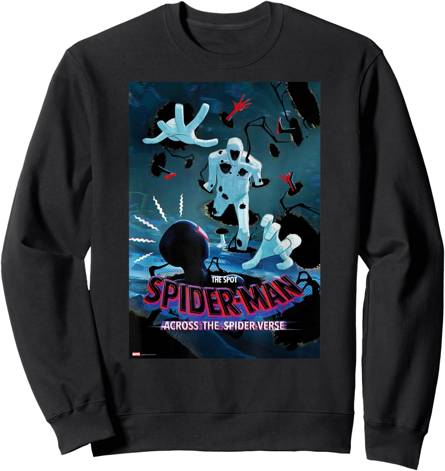 Marvel Spider-Man: Across the Spider-Verse The Spot Poster Sweatshirt - Sweatshirt | Black
