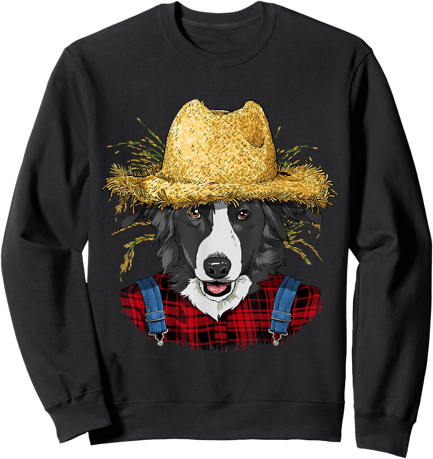 Border Collie Farmer Border Collie Dog Lover Sweatshirt - Sweatshirt | Black