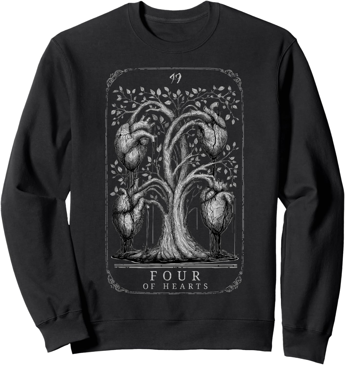 Hunt: Showdown Four Of Hearths Sweatshirt - Sweatshirt | Black