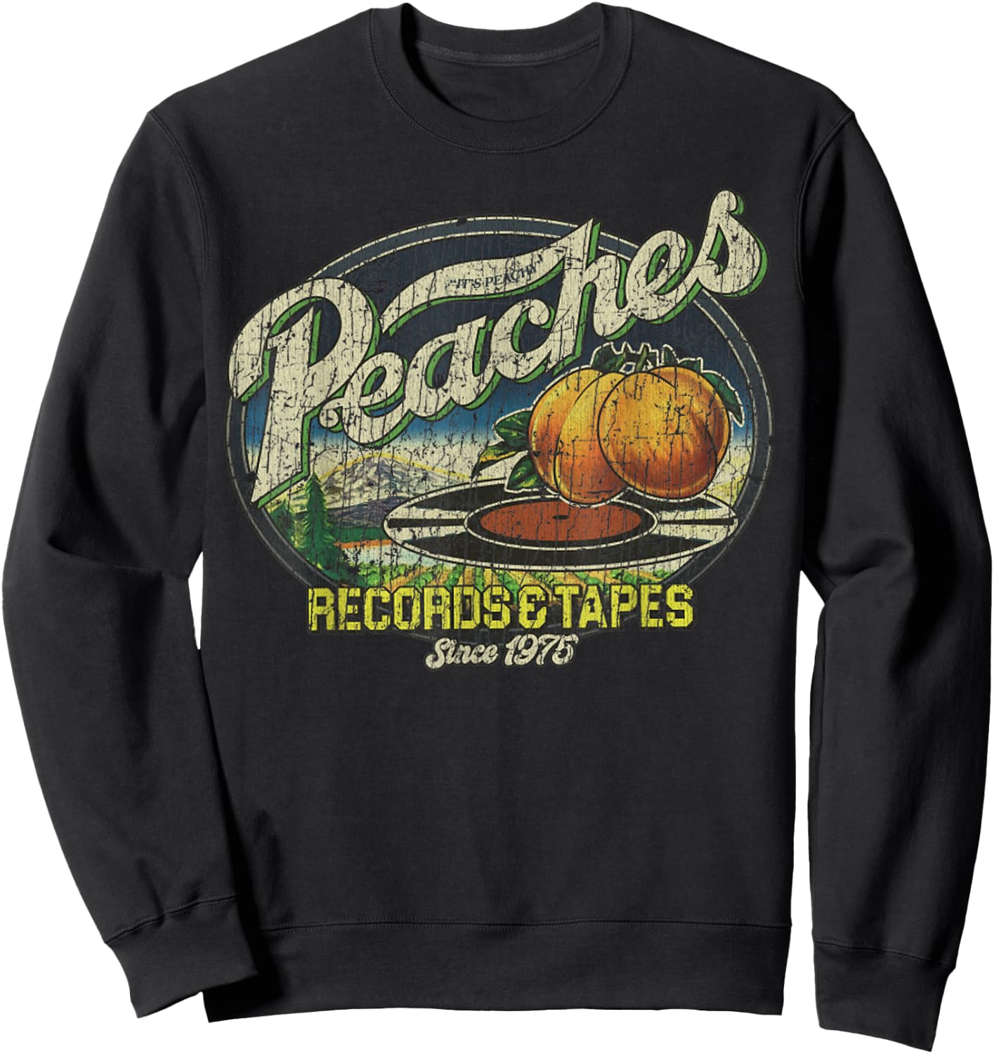Peaches Records & Tapes 1975 Sweatshirt - Sweatshirt | Black