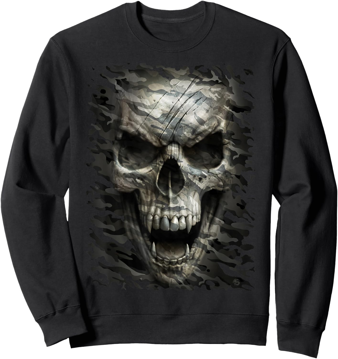 Spiral Original - Camo Reaper - Gothic Reaper Sweatshirt - Sweatshirt | Black