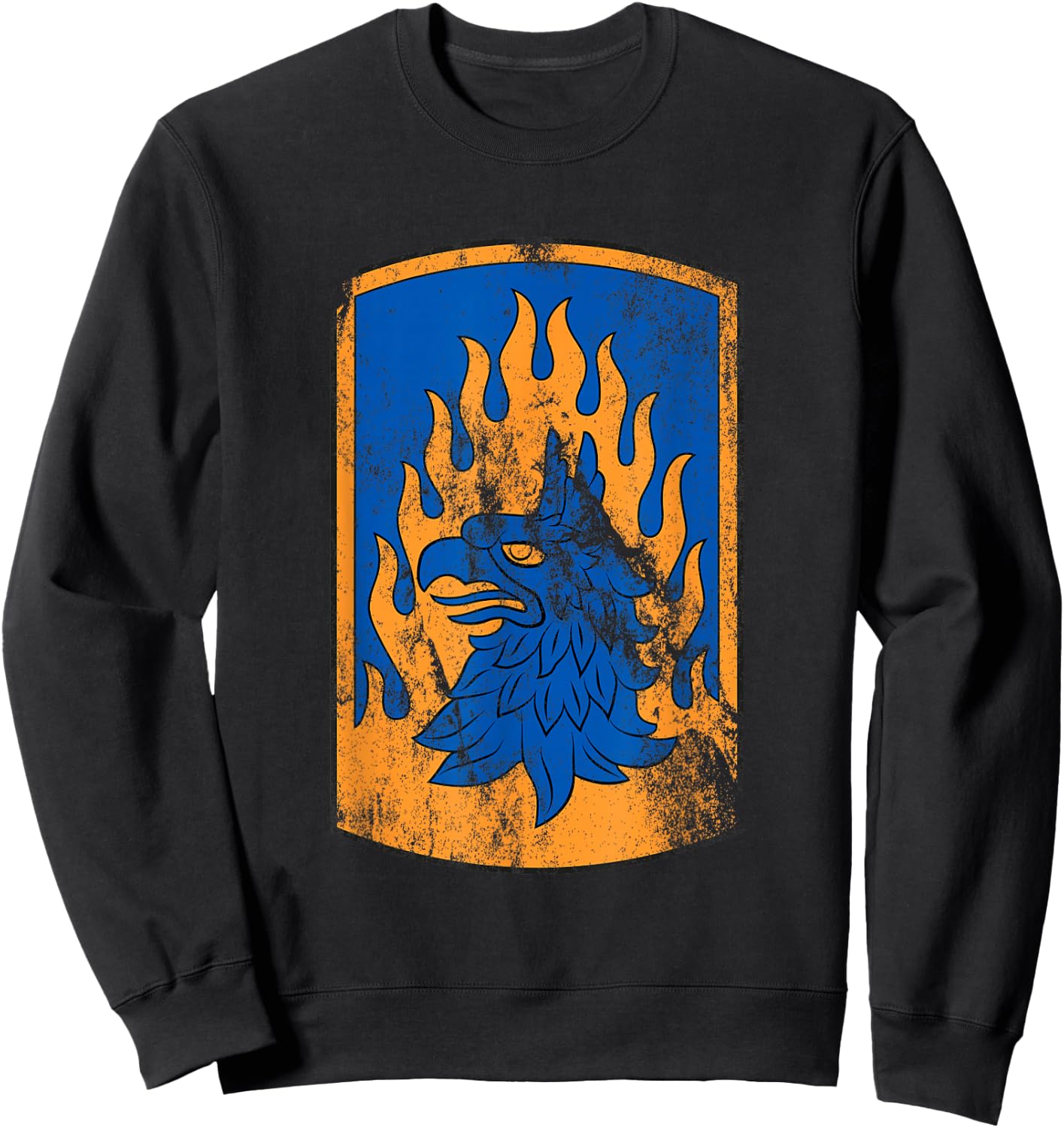 12th Combat Aviation Brigade Patch - 12th CAB Vintage Sweatshirt - Sweatshirt | Black