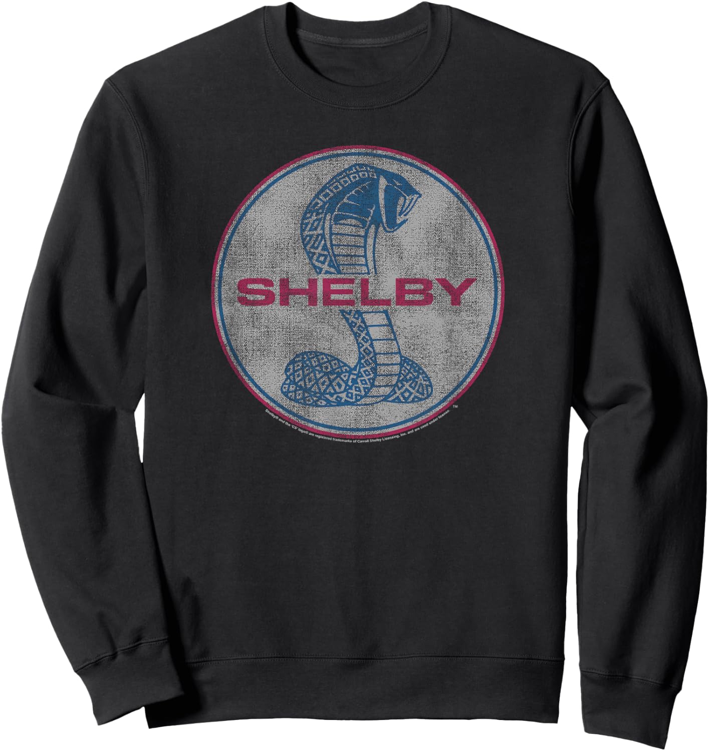 Carroll Shelby Full Color Cobra Sweatshirt - Sweatshirt | Black