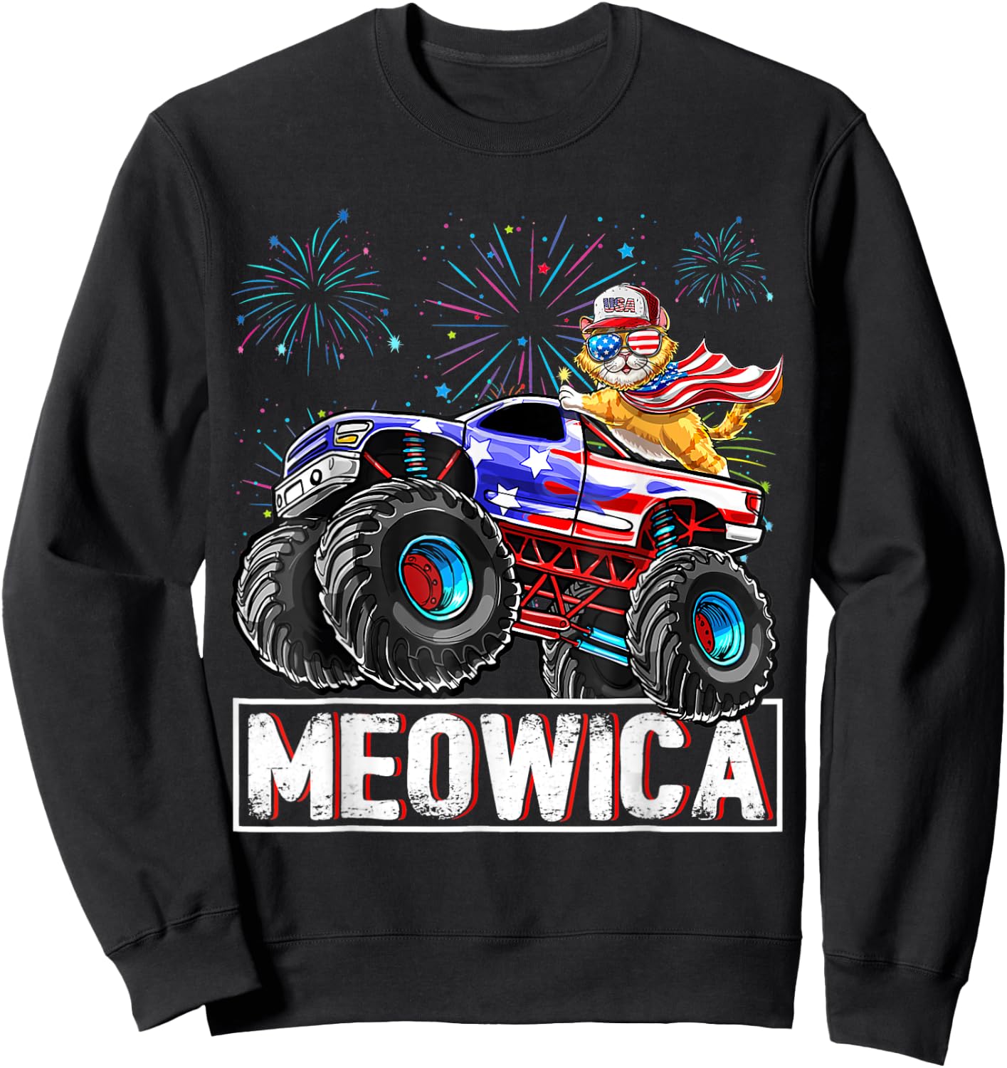 Meowica Sweatshirt - Sweatshirt | Black