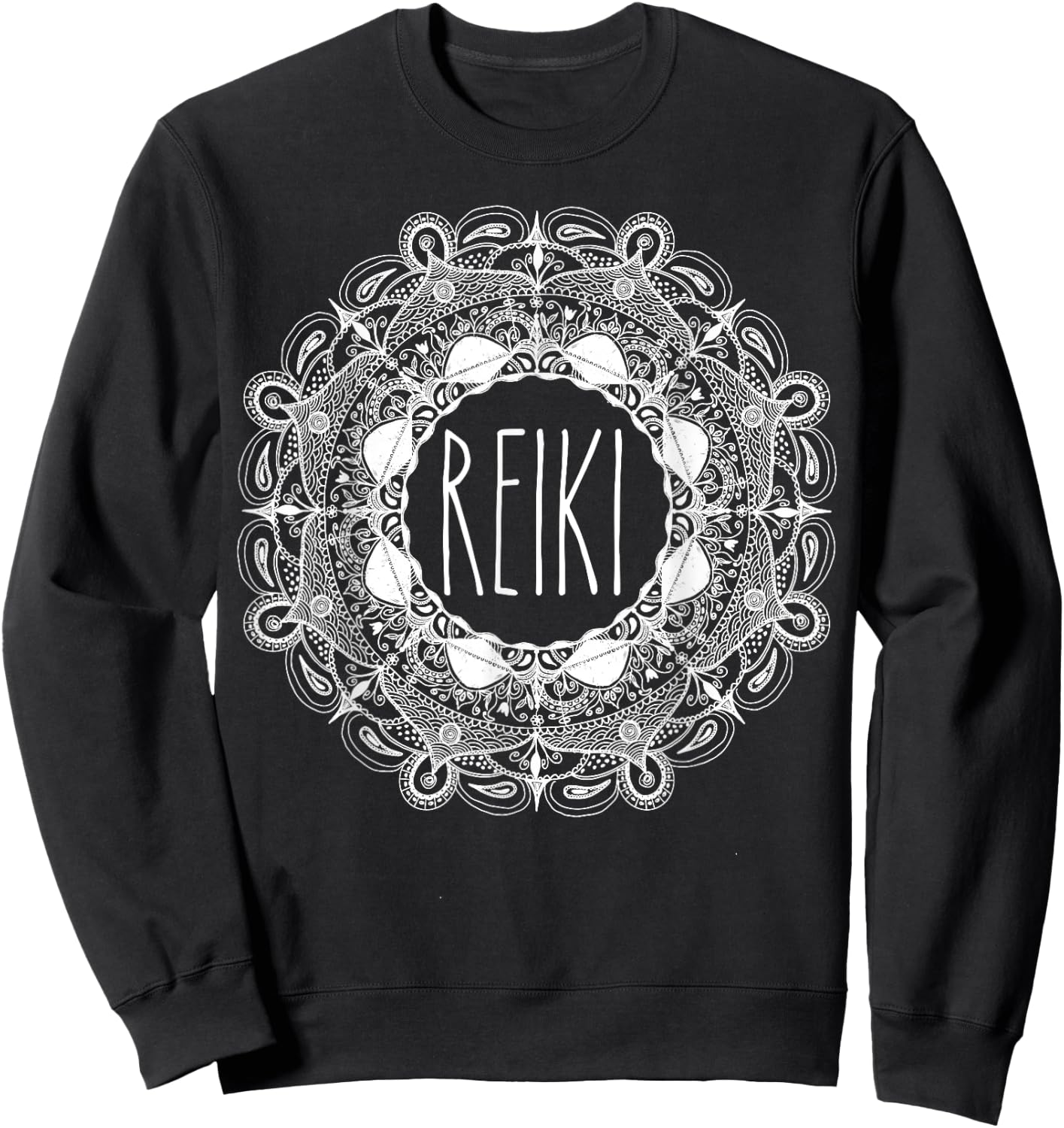 Mandala Reiki Sweatshirt - Sweatshirt | Black
