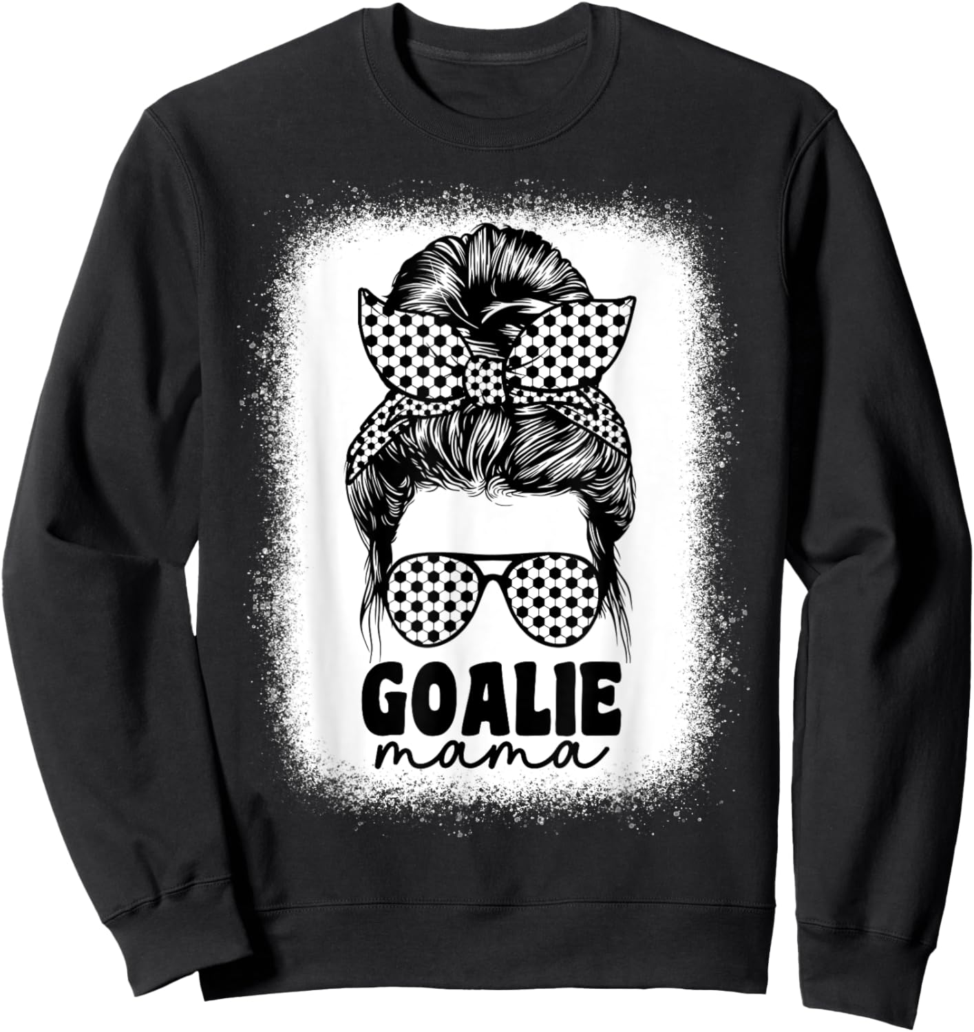 Soccer Goalie Mama Goal Keeper Soccer Goalkeeper Mom Funny Sweatshirt - Sweatshirt | Black