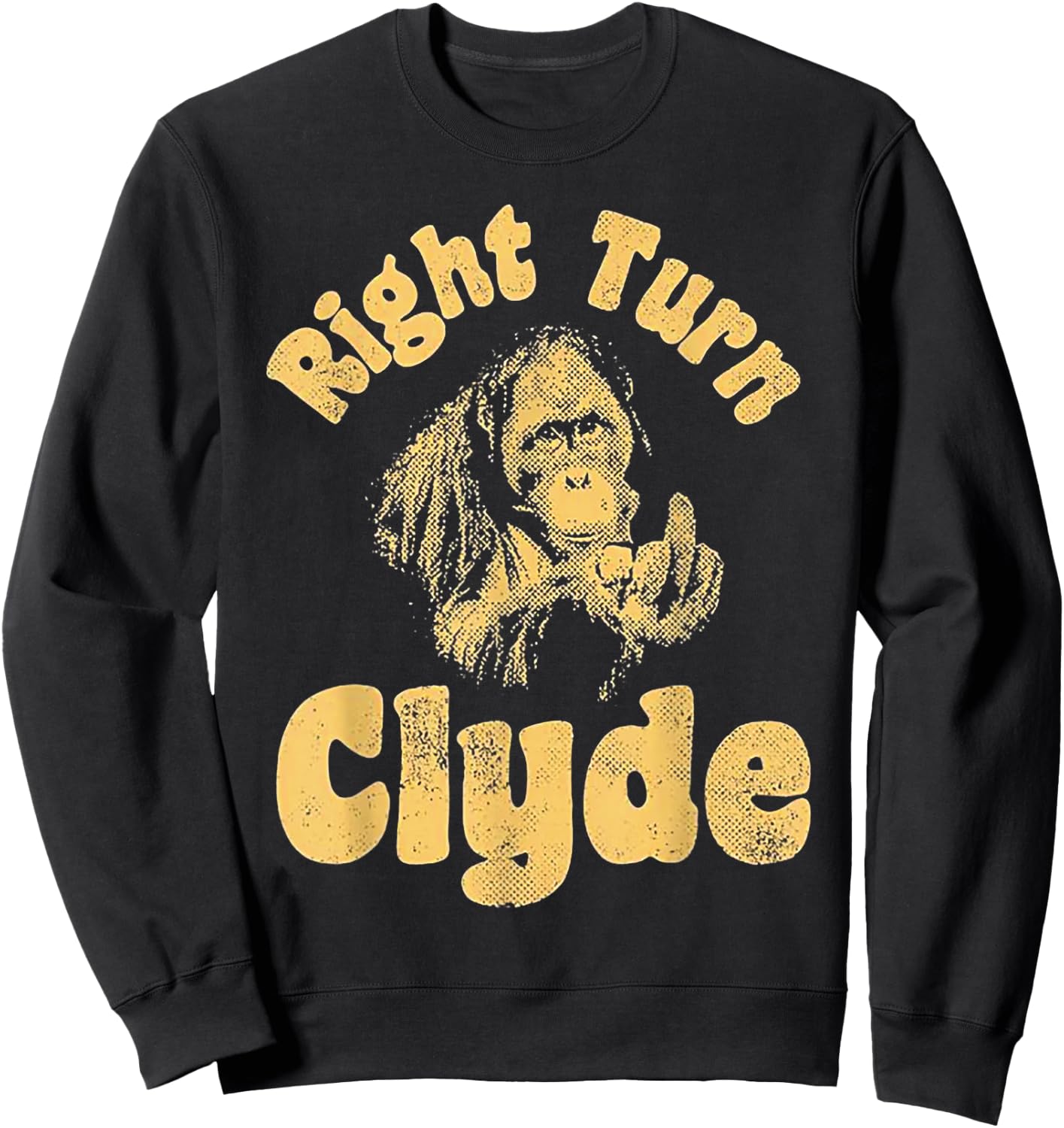 Right Turn Clyde Sweatshirt - Sweatshirt | Black