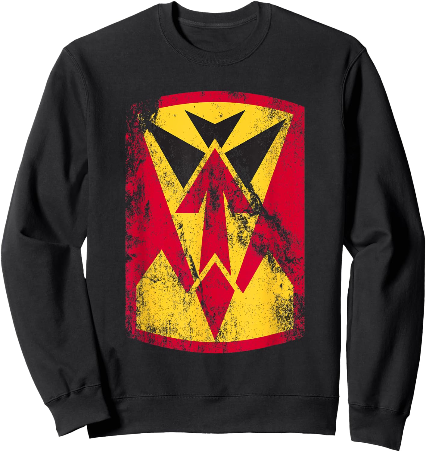 35th Air Defense Artillery Brigade Patch - 35th ADA Vintage Sweatshirt - Sweatshirt | Black