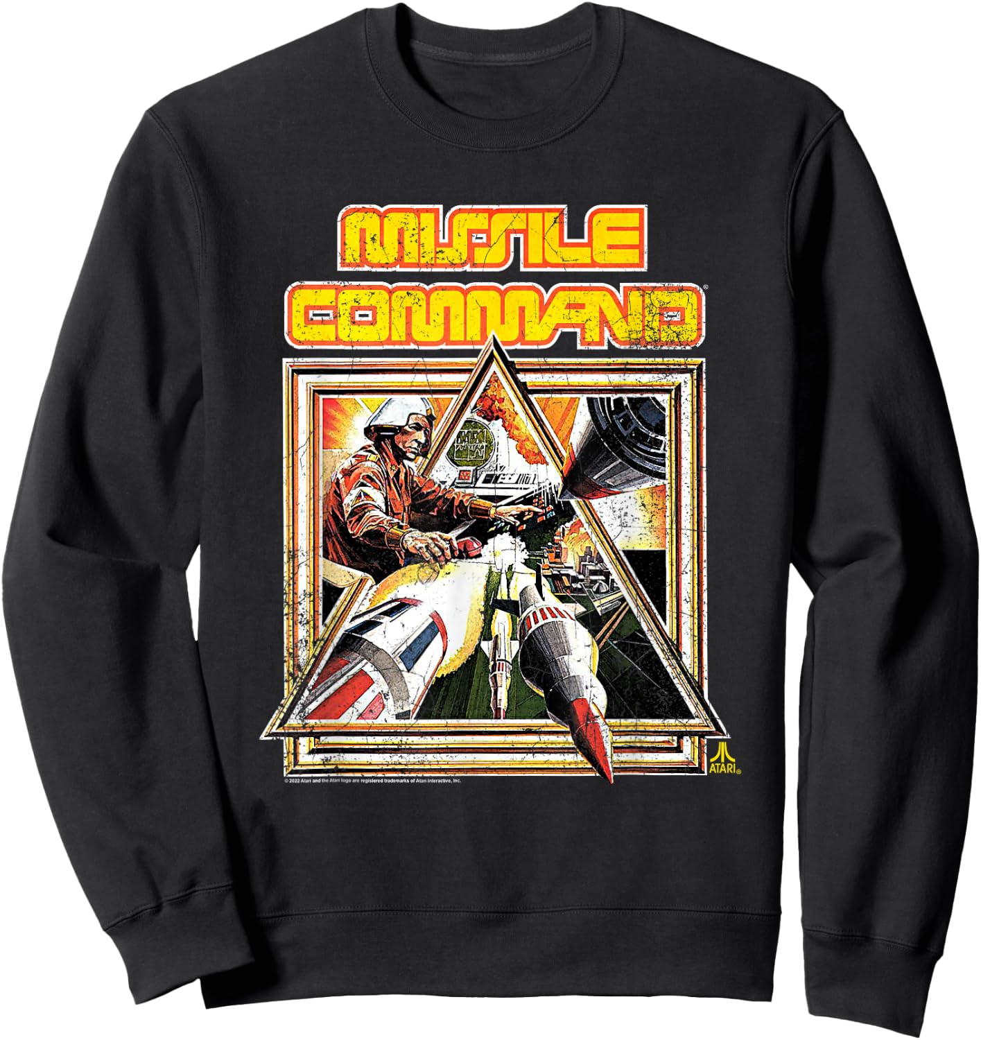 Atari Missile Commander Sweatshirt - Sweatshirt | Black