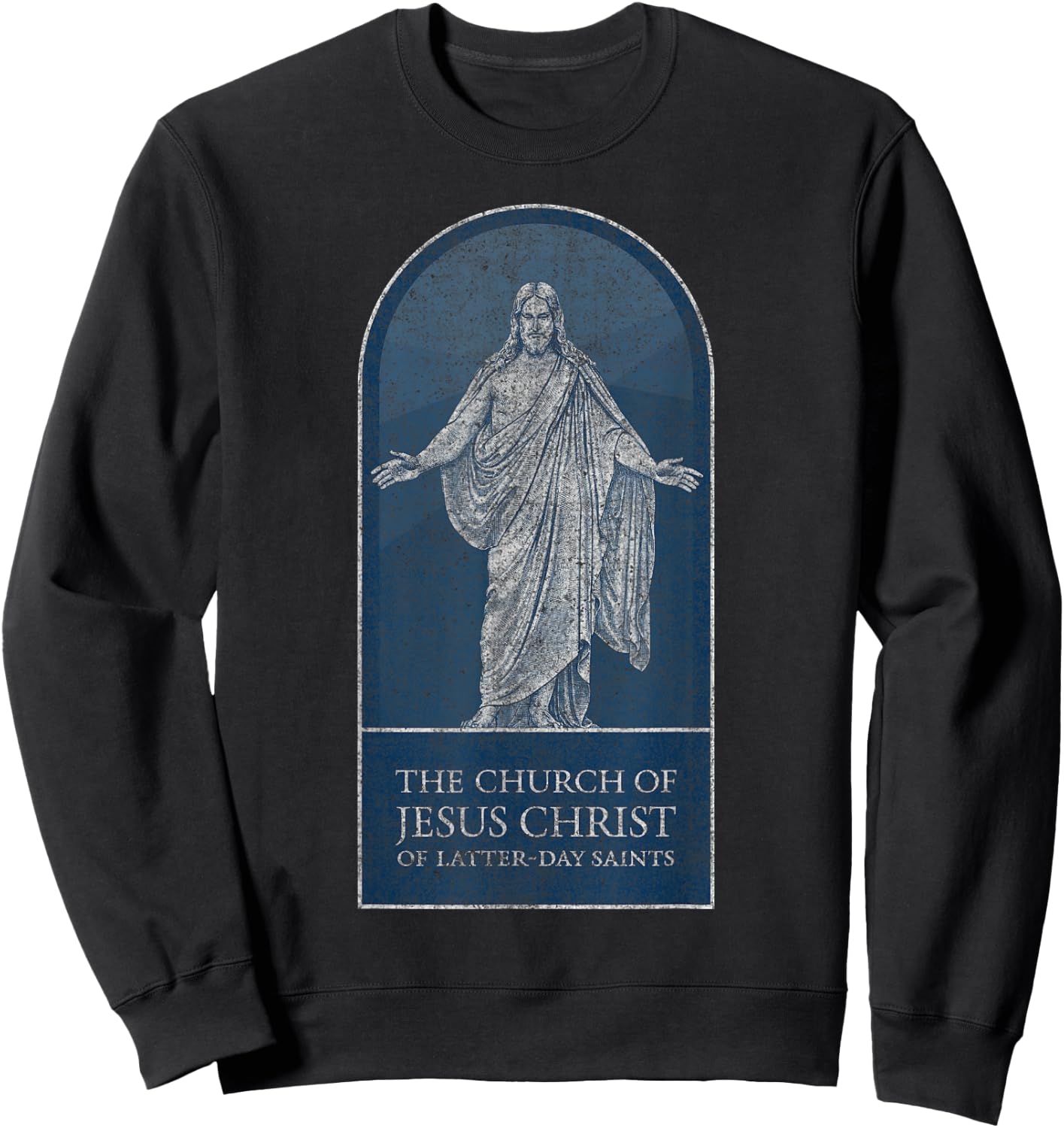 Mormon LDS Church of Jesus Christ of Latter-day Saints, Blue Sweatshirt - Sweatshirt | Black