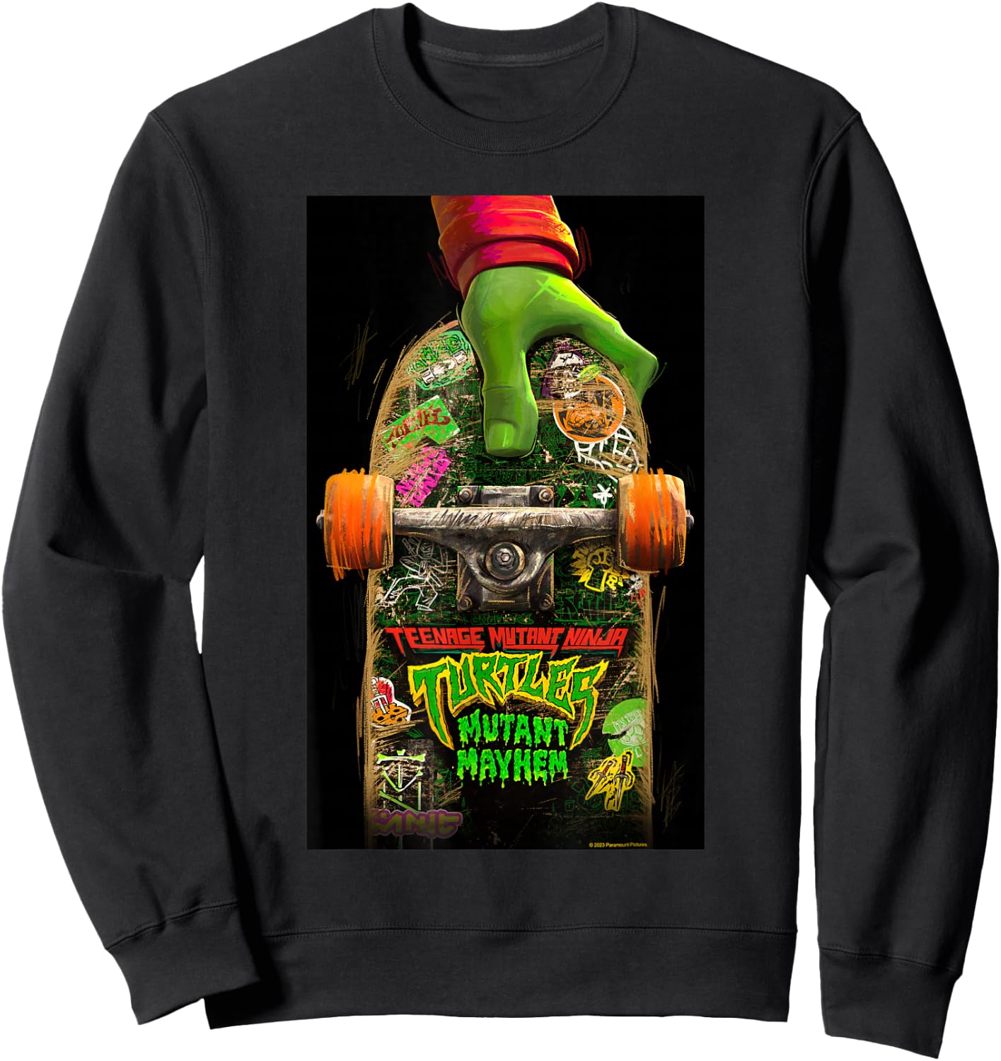 Teenage Mutant Ninja Turtles: Mutant Mayhem Poster Sweatshirt - Sweatshirt | Black