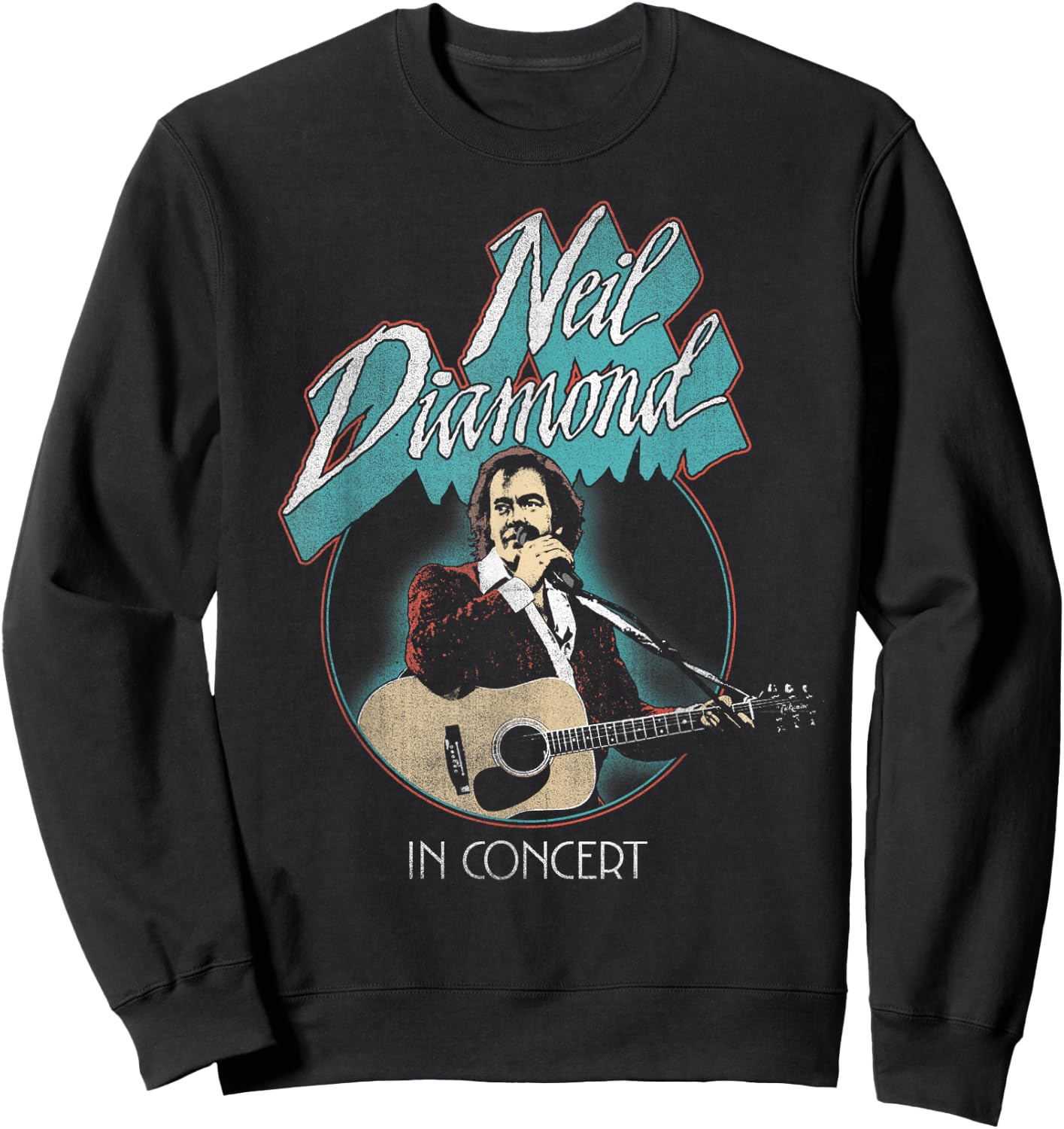 Official Neil Diamond In Concert Sweatshirt - Sweatshirt | Black