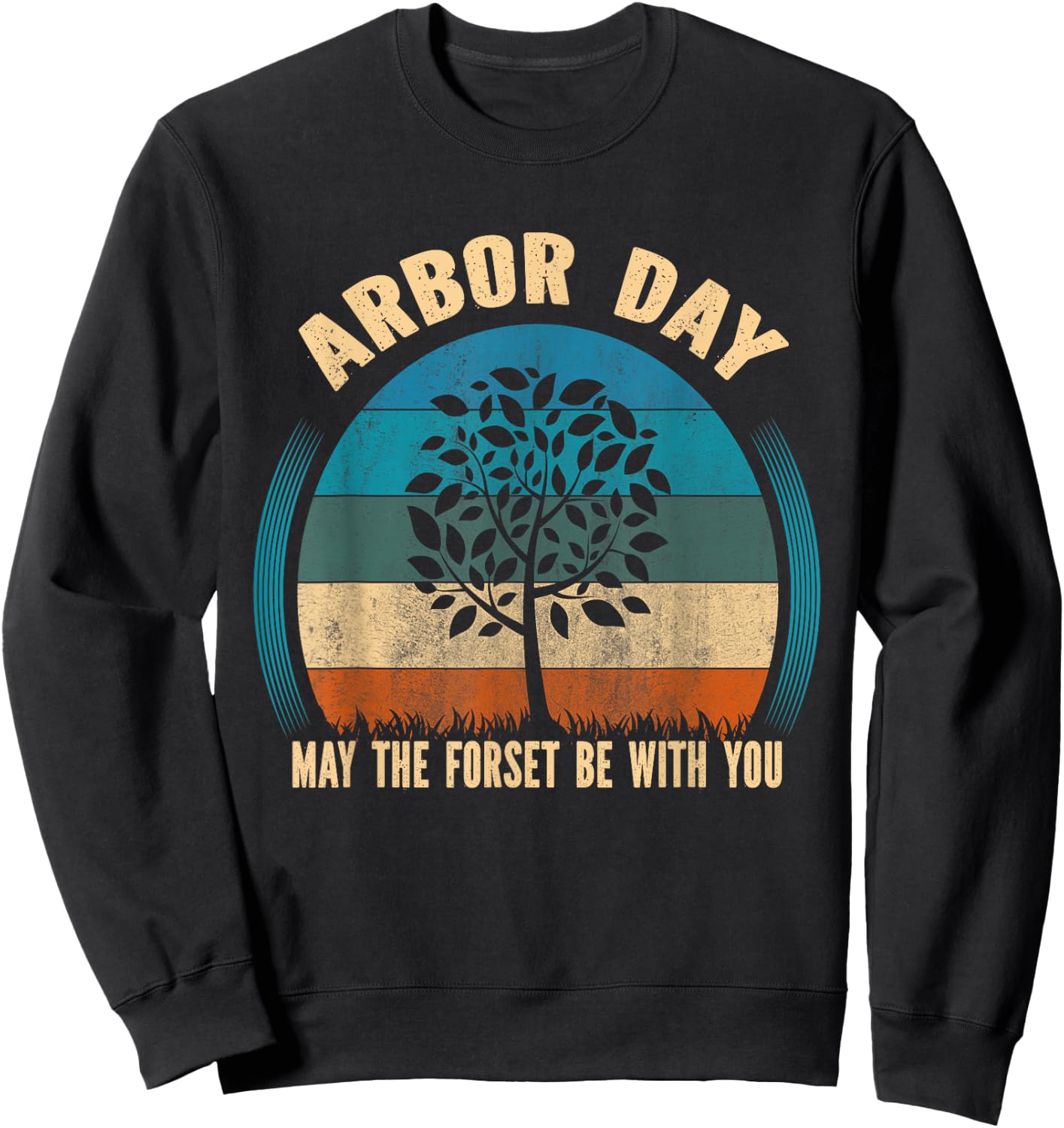 Plant Trees Tree Hugger Earth Day Arbor Day Sweatshirt - Sweatshirt | Black