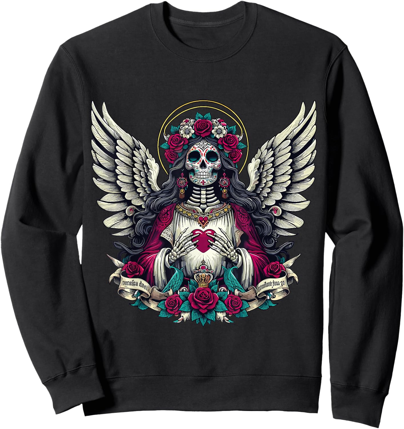 Santa Muerte Sweatshirt - Sweatshirt | Black