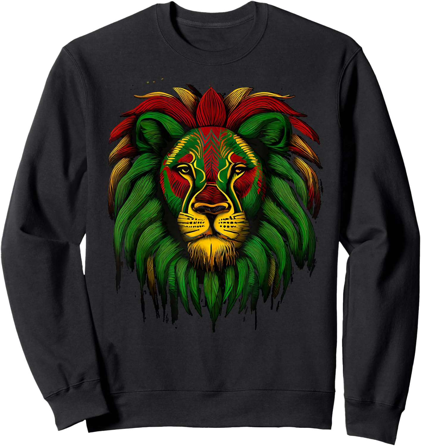Kids Leo Awesome Lion Zodiac Birthday Sign Reggae Legend Sweatshirt - Sweatshirt | Black