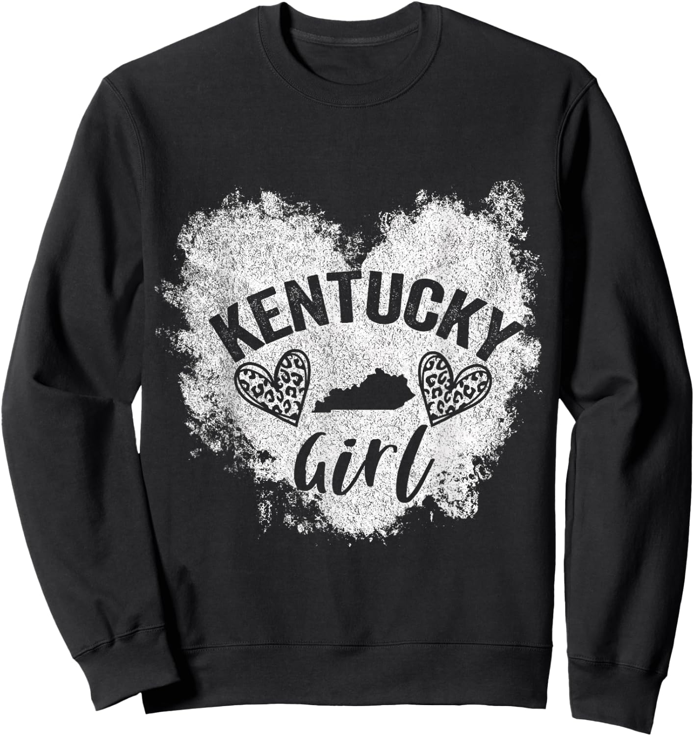 Kentucky Girl Funny Hometown Kentucky Home Kentucky Roots Sweatshirt - Sweatshirt | Black