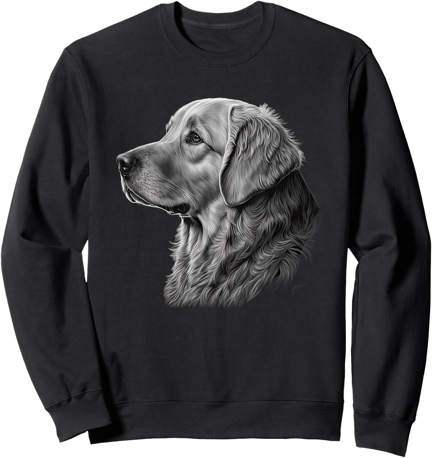 Funny Golden Retriever Sweatshirt - Sweatshirt | Black