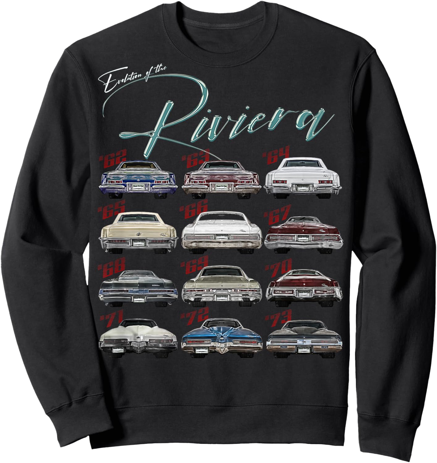 Evolution,Riviera,Skylark,Limited,Gran,Grand,Sport,GS,Muscle Sweatshirt - Sweatshirt | Black