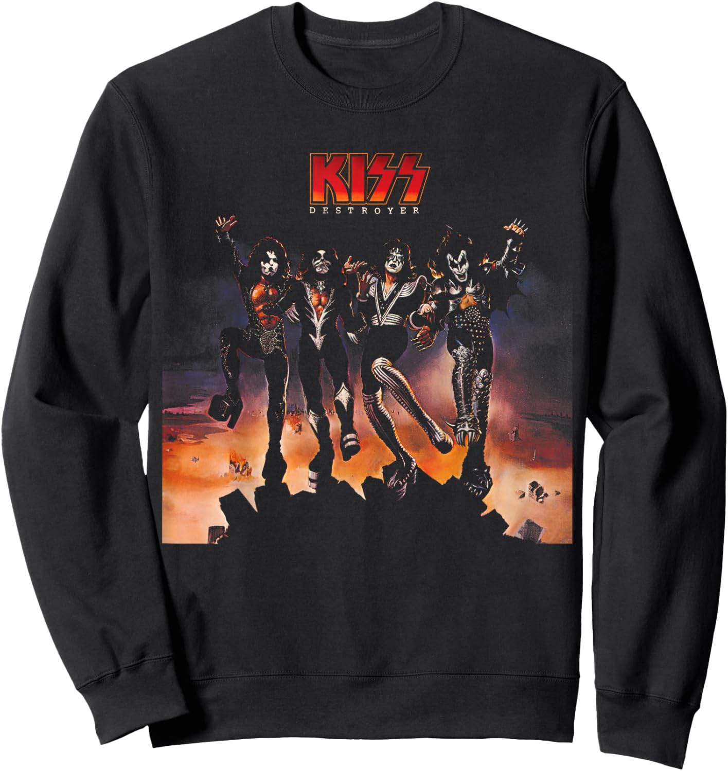 KISS - 1976 Destroyer Sweatshirt - Sweatshirt | Black