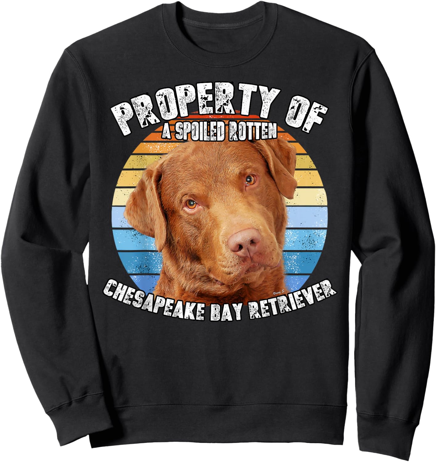 Chesapeake Bay Retriever Property Of Sweatshirt - Sweatshirt | Black