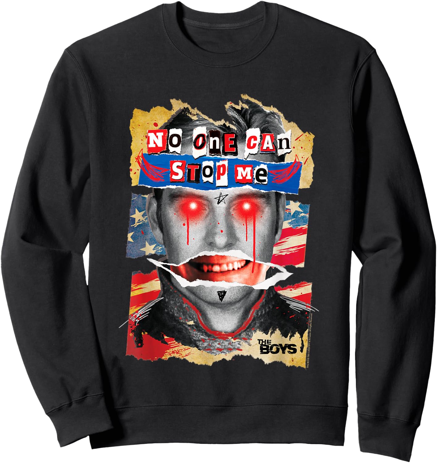 The Boys Homelander No One Can Stop Me Sweatshirt - Sweatshirt | Black