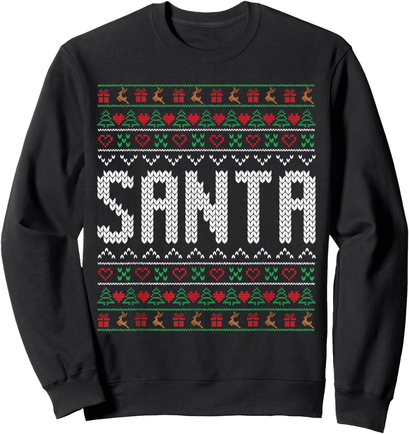 I'm So Good Santa Came Twice Christmas Couple Matching Sets Sweatshirt - Sweatshirt | Black