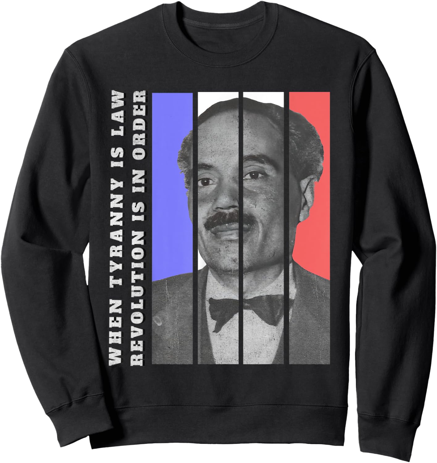 Pedro Albizu Campos Free Puerto Rico Famous Quotes Boricuas Sweatshirt - Sweatshirt | Black