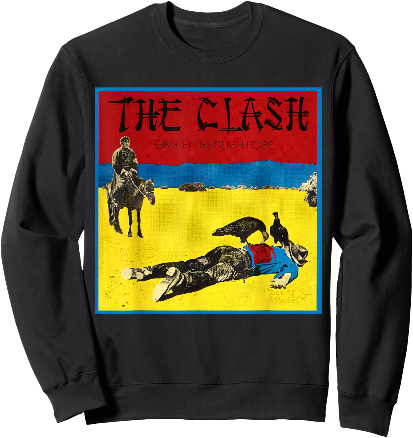 The Clash - Give 'Em Enough Rope Sweatshirt - Sweatshirt | Black