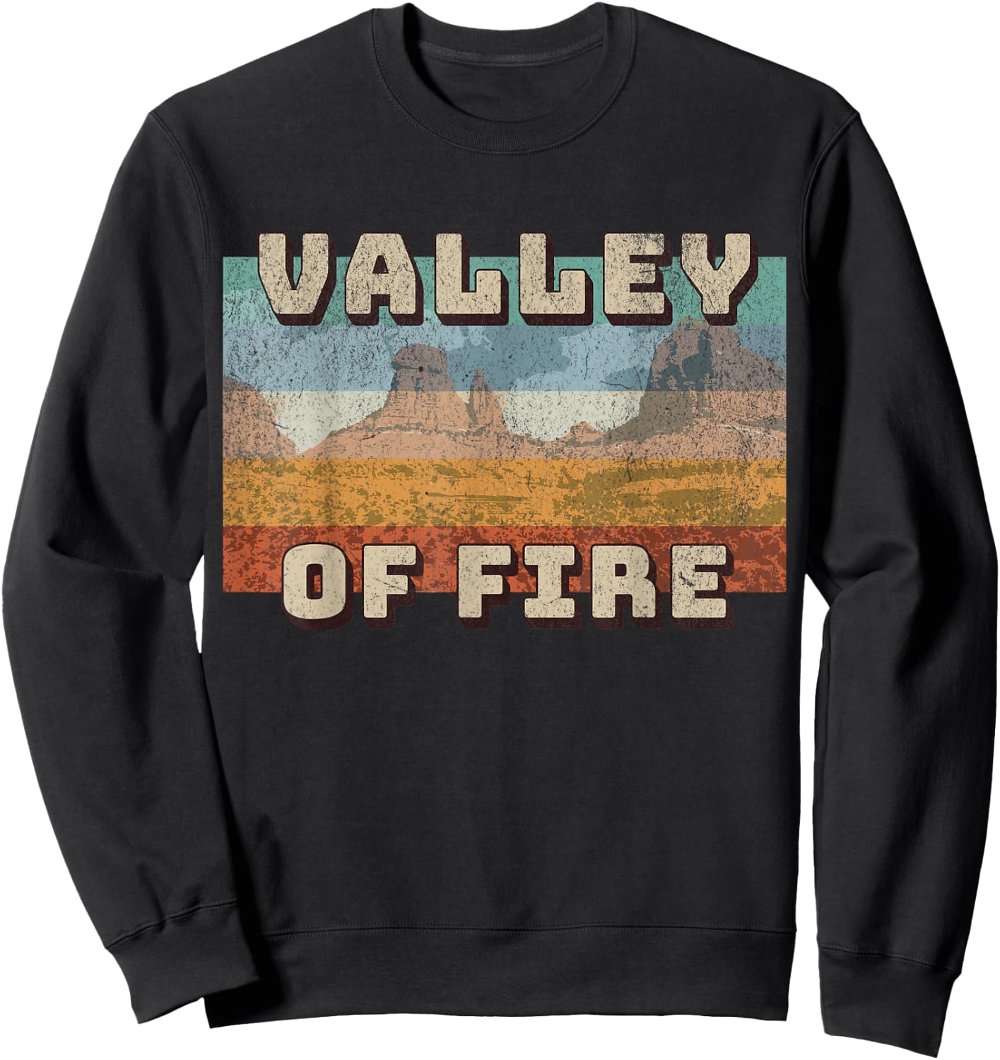 Valley Of Fire State Park Sweatshirt - Sweatshirt | Black