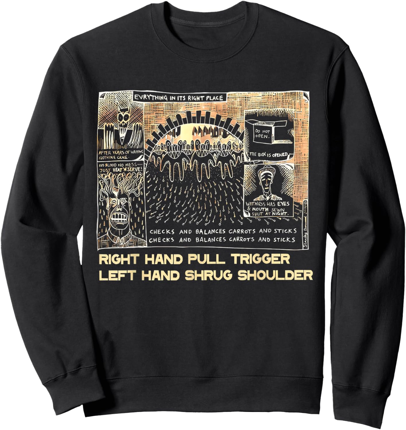Vintage Retro Radio Music 80s 90s Classic Radiomusic 70s Sweatshirt - Sweatshirt | Black
