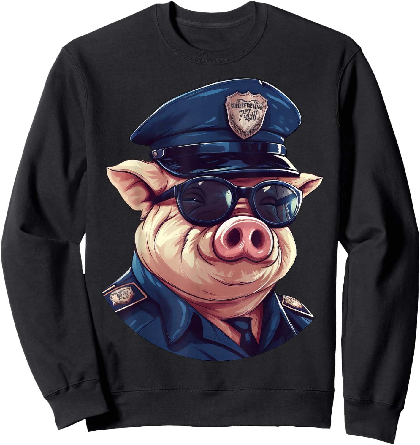 Piggy Fans -Kids Animal Theme , Black, Small Sweatshirt - Sweatshirt | Black