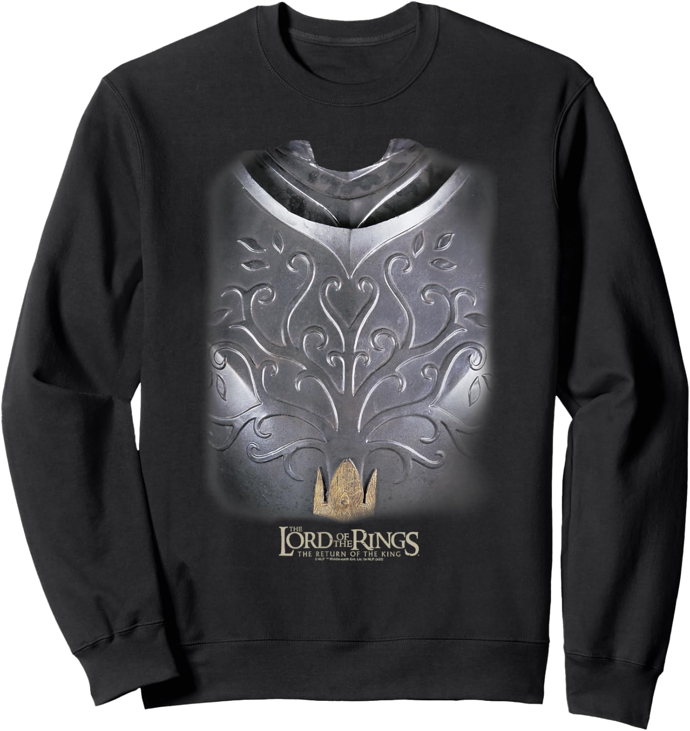 The Lord of the Rings The Return Of The King Gondor Armor Sweatshirt - Sweatshirt | Black