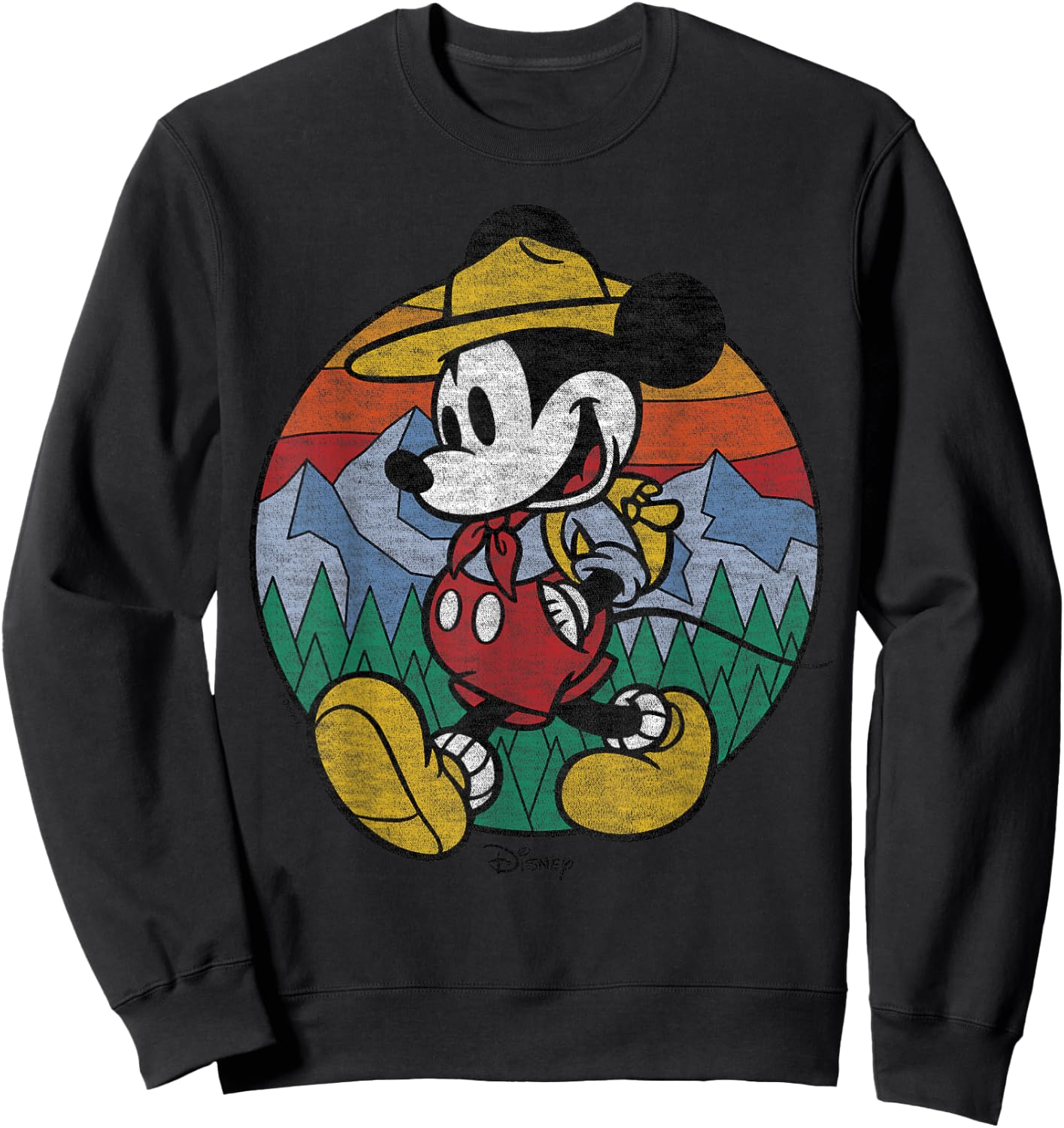 Disney - Mickey Round Hiking Sweatshirt - Sweatshirt | Black