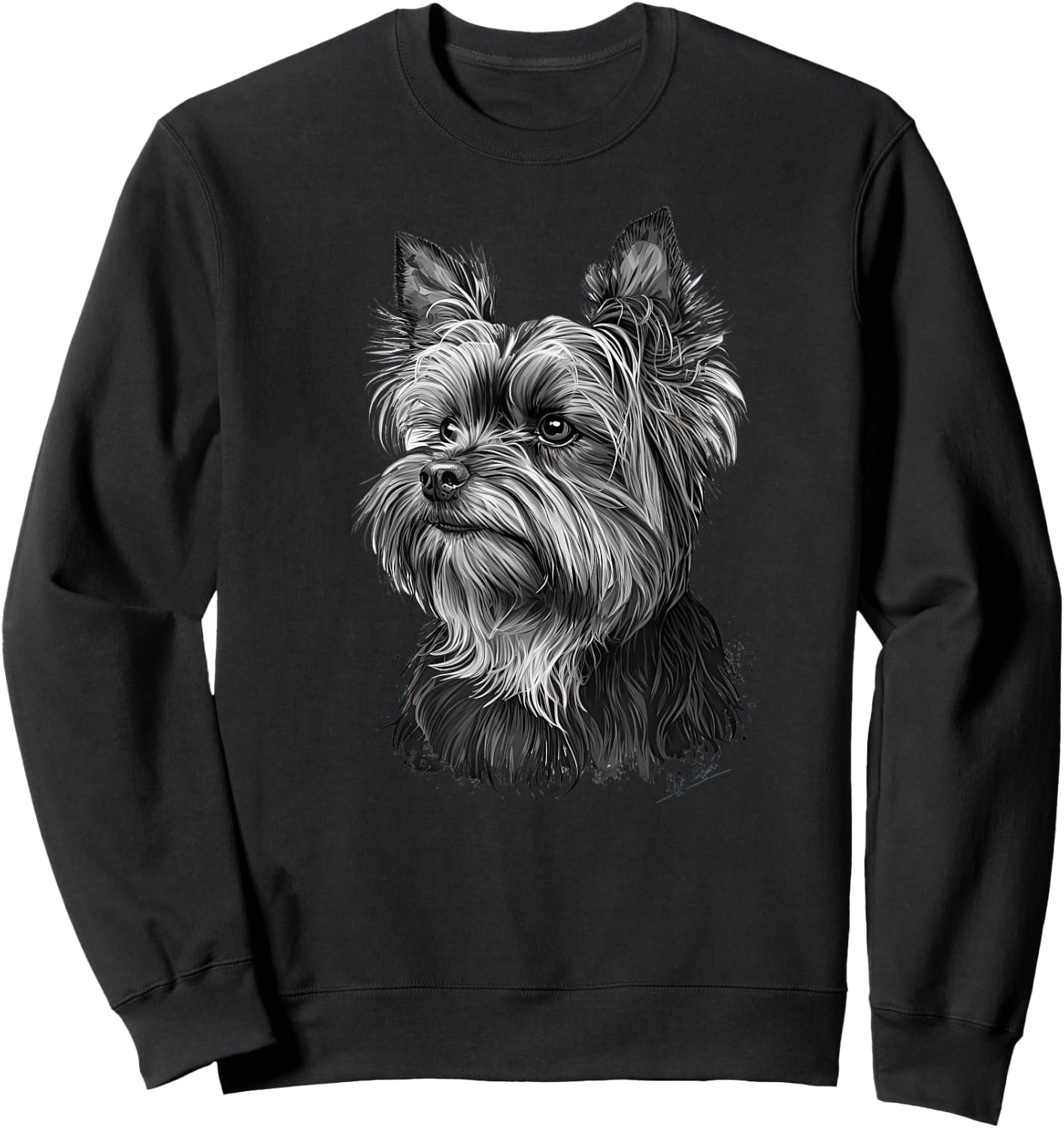 Funny Yorkshire Terrier Cute Sweatshirt - Sweatshirt | Black