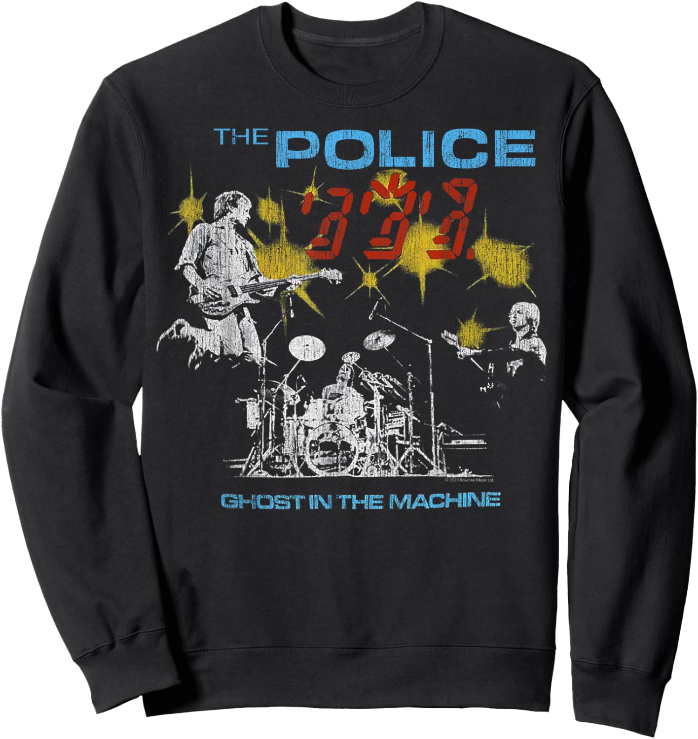The Police Rock Music Band Ghost In The Machine Sweatshirt - Sweatshirt | Black