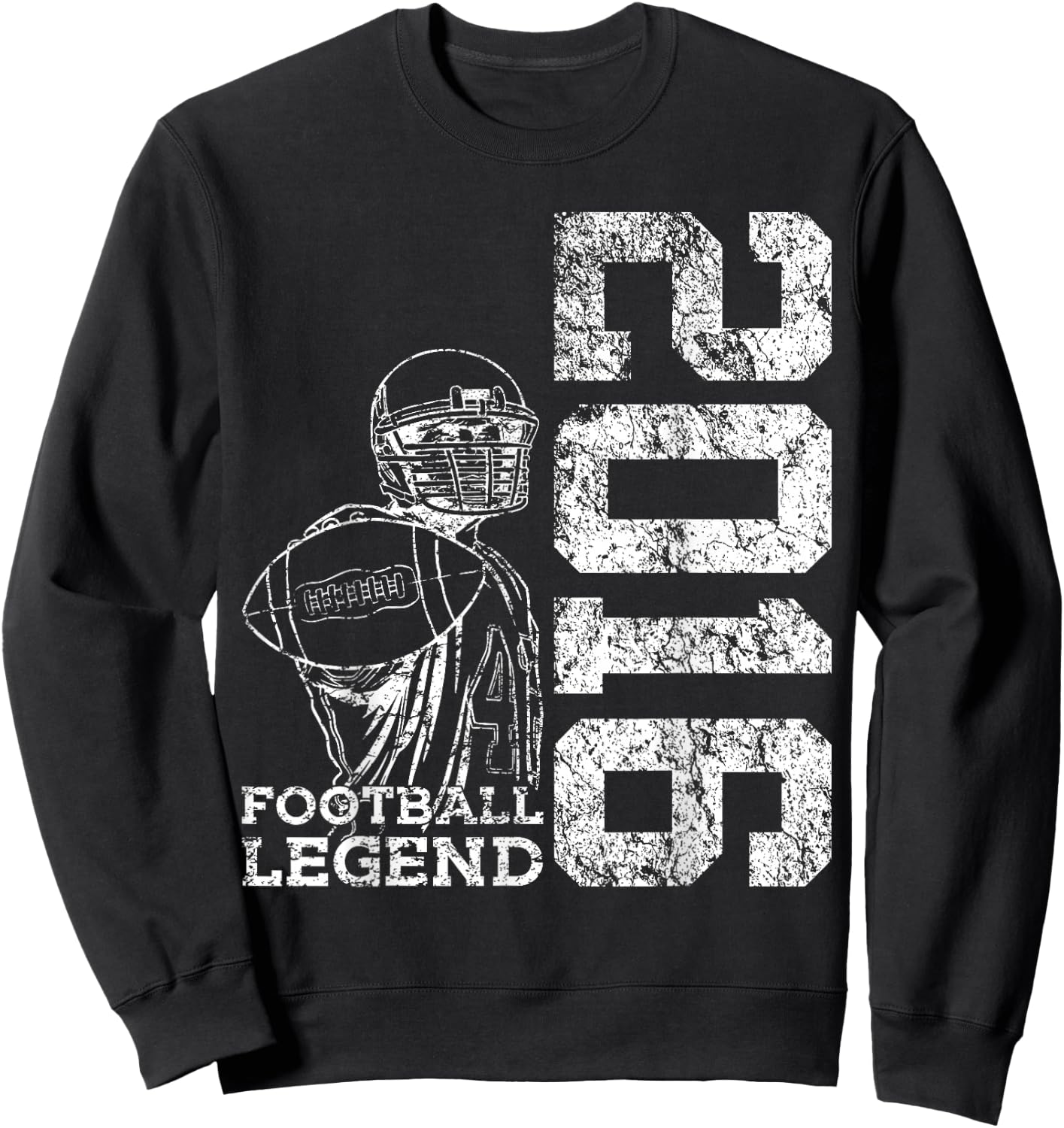 10 Years Football Legend 2016 10th Birthday Sweatshirt - Sweatshirt | Black