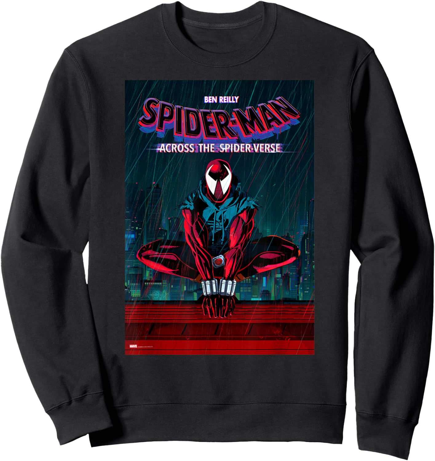 Marvel Spider-Man: Across the Spider-Verse Ben Reilly Poster Sweatshirt - Sweatshirt | Black