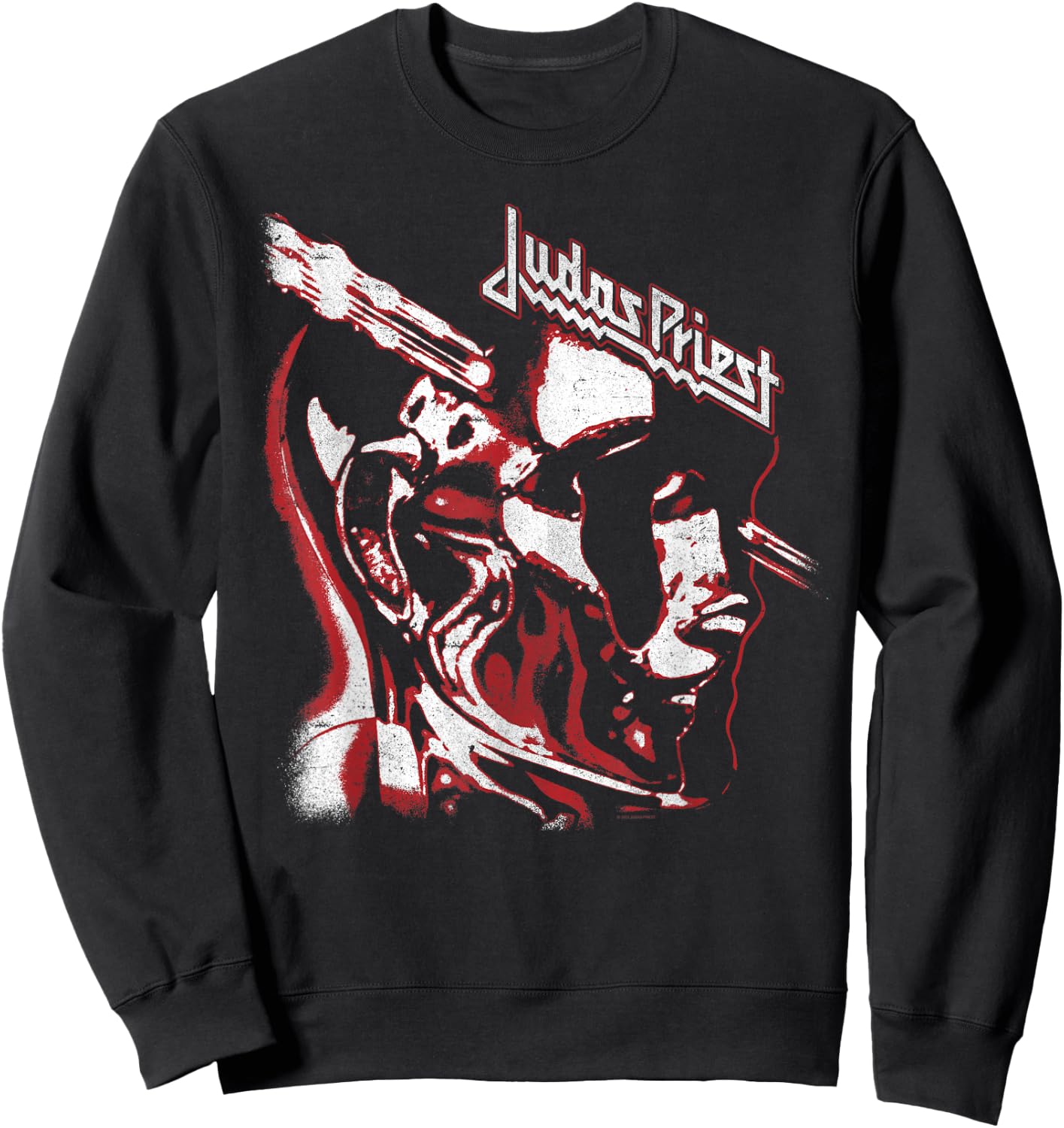 Judas Priest – Stained Class Red On Black Sweatshirt - Sweatshirt | Black