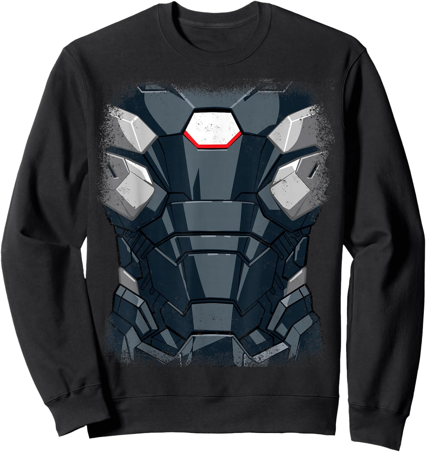 Marvel War Machine Iron Man Armor Avengers Halloween Costume Sweatshirt - Sweatshirt | Black