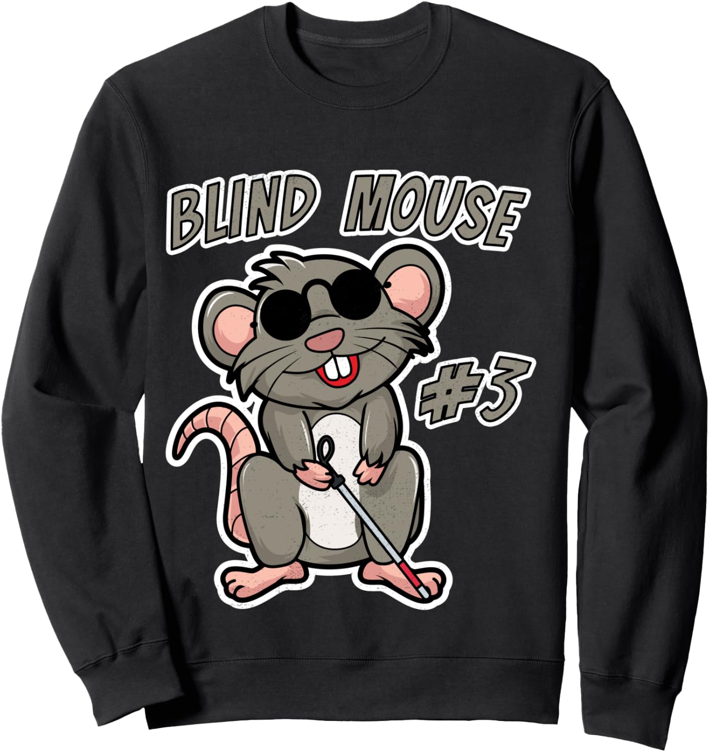 Kawaii Matching Group Outfit #3 3 Three Blind Mice Costumes Sweatshirt - Sweatshirt | Black