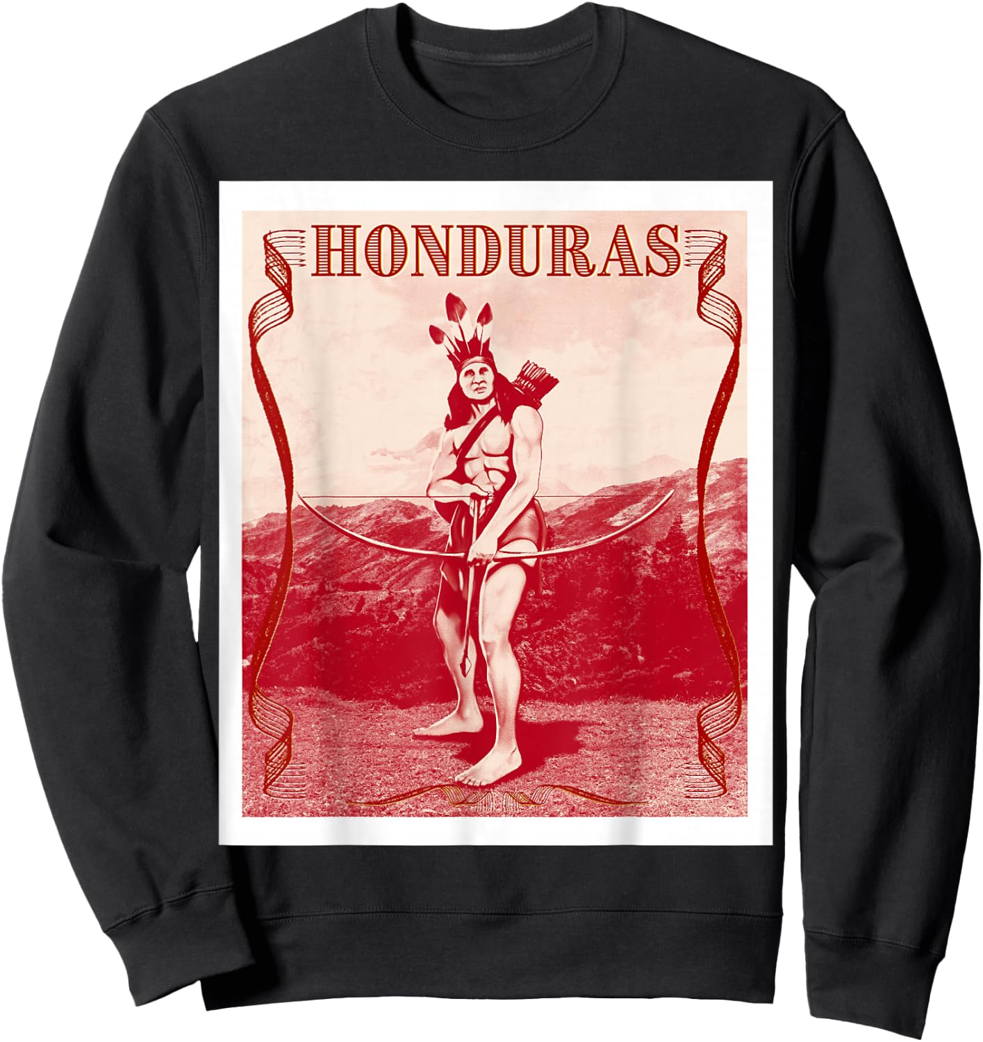 Honduras indio lempira Sweatshirt - Sweatshirt | Black