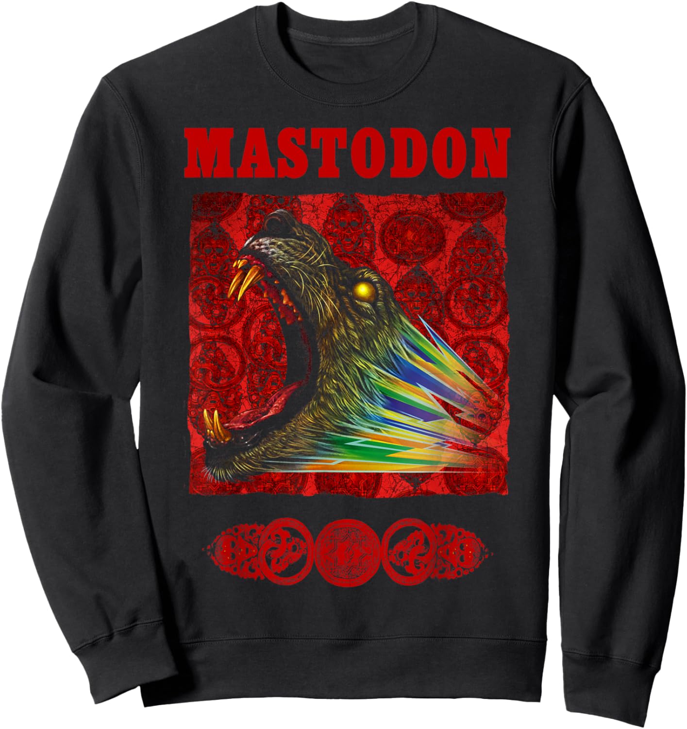 Mastodon Rainbow Lion Sweatshirt - Sweatshirt | Black