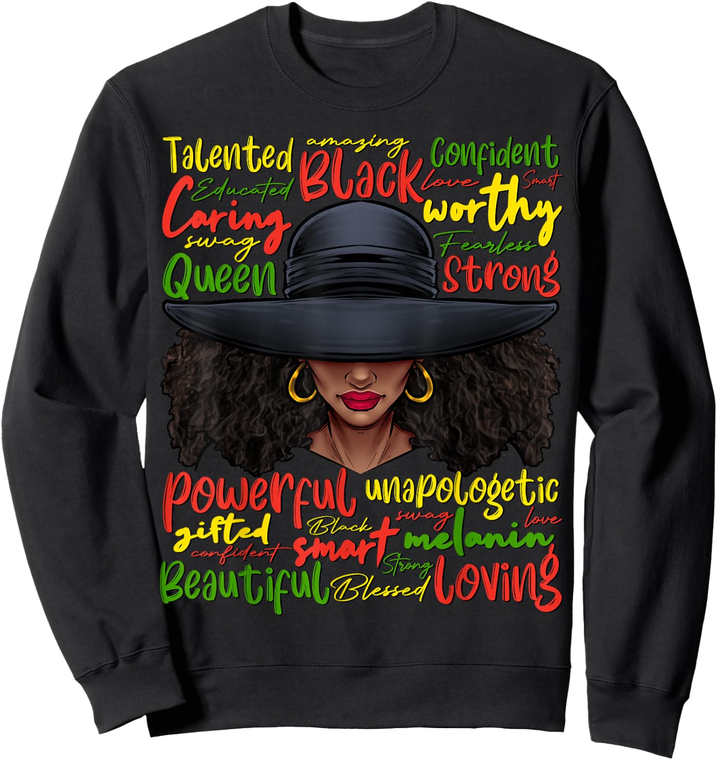 African Black History African American Ladies Juneteenth Sweatshirt - Sweatshirt | Black