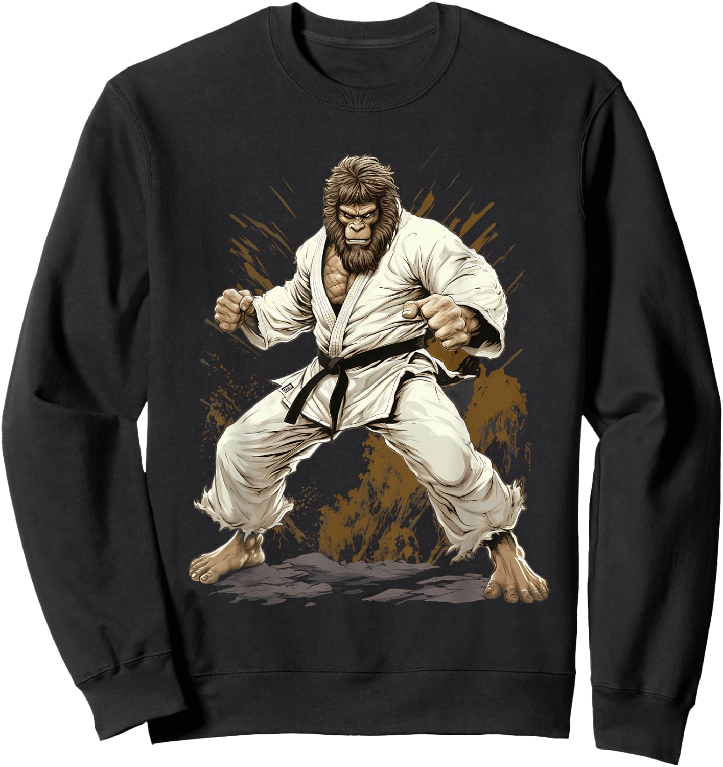 MMA Bigfoot Karate Sweatshirt - Sweatshirt | Black