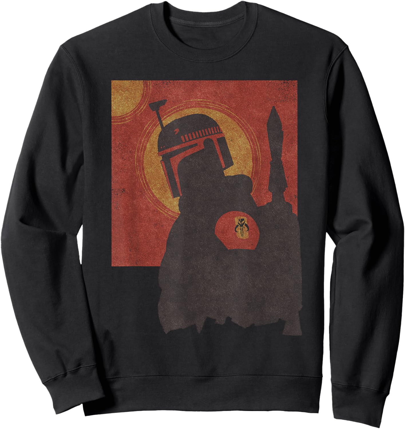 Star Wars The Book of Boba Fett Red Tatooine Sweatshirt - Sweatshirt | Black