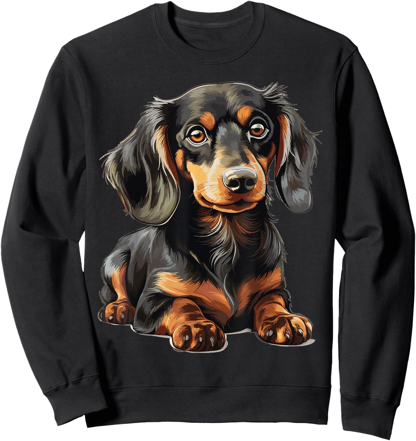 Dachshund Dog Dachshund Sweatshirt - Sweatshirt | Black