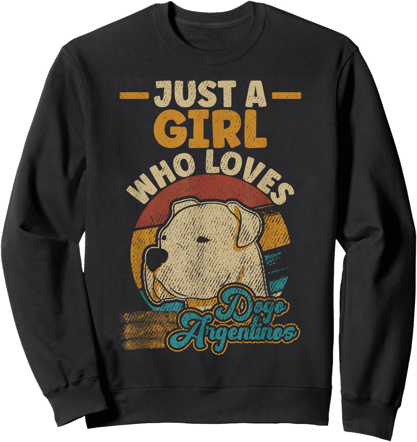 Dogo Argentino Dog Women Kids Sweatshirt - Sweatshirt | Black
