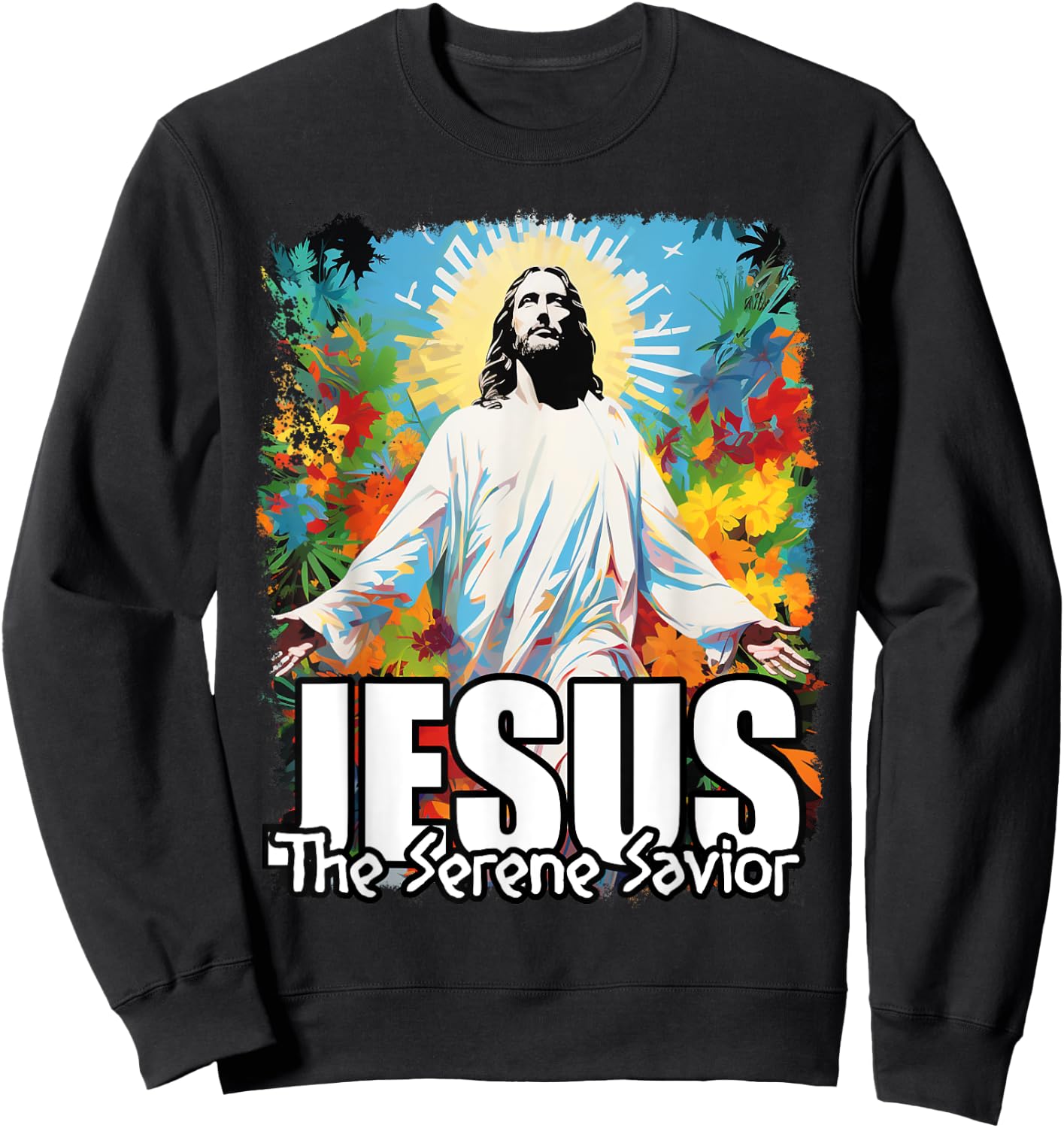 Jesus Christ Sweatshirt - Sweatshirt | Black