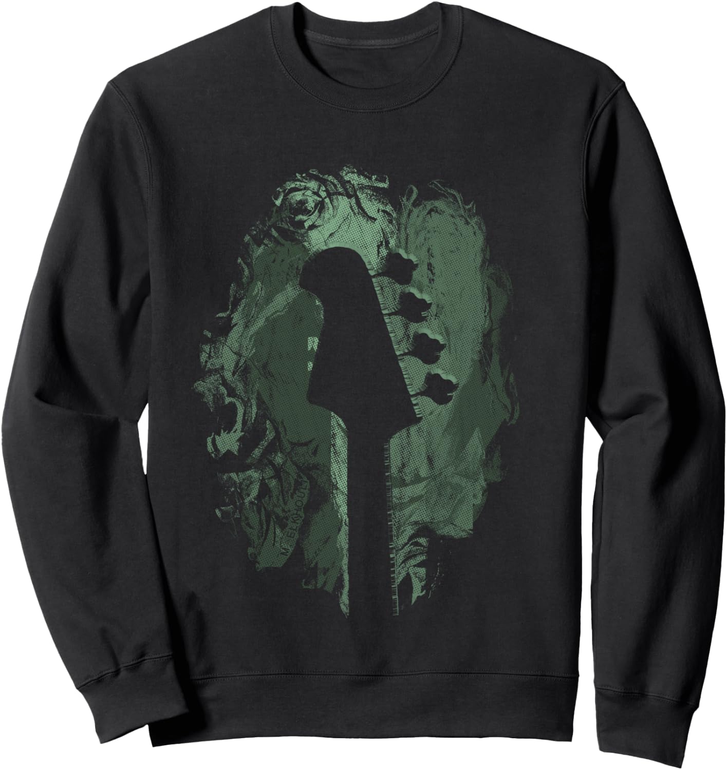 Bass Guitar Lover Art Guitarist Bass Players Vintage Guitar Sweatshirt - Sweatshirt | Black
